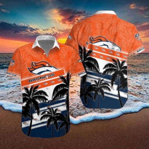 Denver Broncos Team Hawaiian Shirt And Shorts