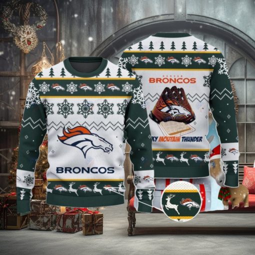 Denver Broncos Ugly Christmas Sweater Special Gift For Real Fans