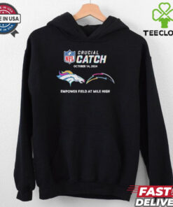 Denver Broncos Vs Los Angeles Chargers October 14, 2024 NFL Crucial Catch t hoodie, sweater, longsleeve, shirt v-neck, t-shirt