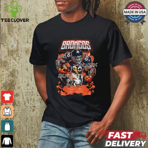Denver Broncos football mascot shirt