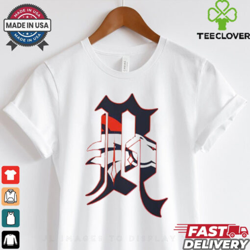 Denver Broncos logo design shirt