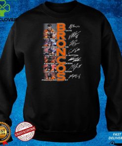 Denver Broncos signatures hoodie, sweater, longsleeve, shirt v-neck, t-shirt