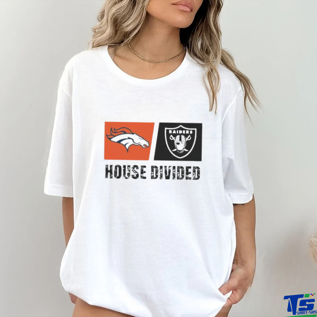 Denver Broncos vs Las Vegas Raiders House Divided Shirt - Teeclover