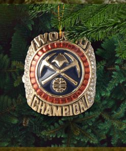 Denver Nuggets 2022 2023 Season World Champion Ring NBA Christmas Decorations Ornament