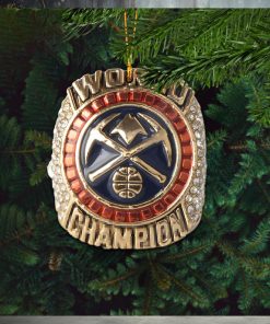 Denver Nuggets 2022 2023 Season World Champion Ring NBA Christmas Decorations Ornament