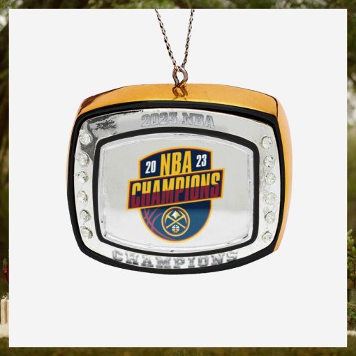 Denver Nuggets 2023 NBA Champions Ring Ornament