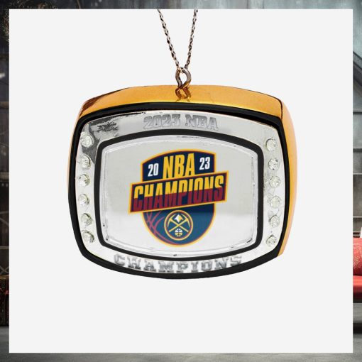 Denver Nuggets 2023 NBA Champions Ring Ornament