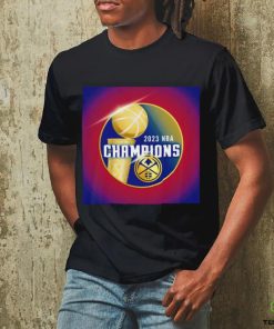 Denver Nuggets 2023 NBA Champions golden logo shirt