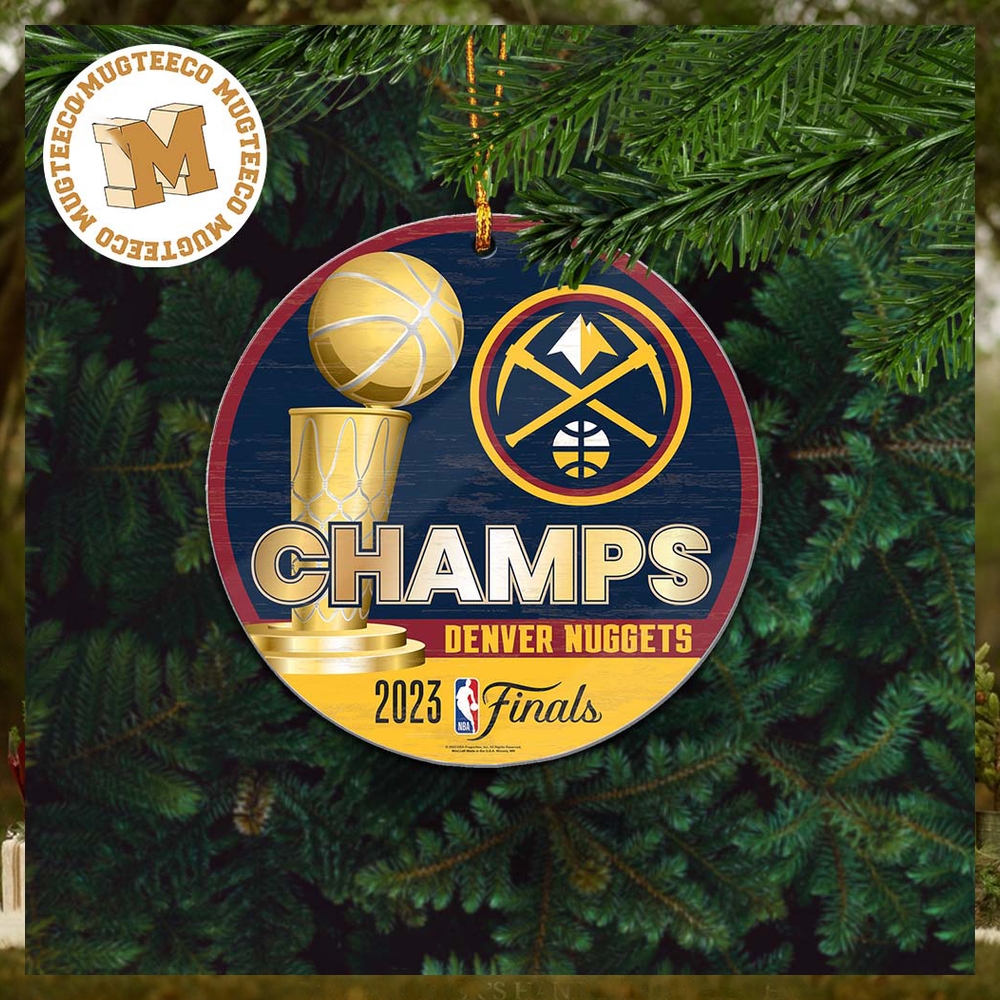 Denver Nuggets 2023 NBA Finals Champions Custom Name Ceramic Christmas Tree Decorations Ornament Denver Nuggets 2023 NBA Finals Champions Custom Name Ceramic Christmas Tree Decorations Ornament