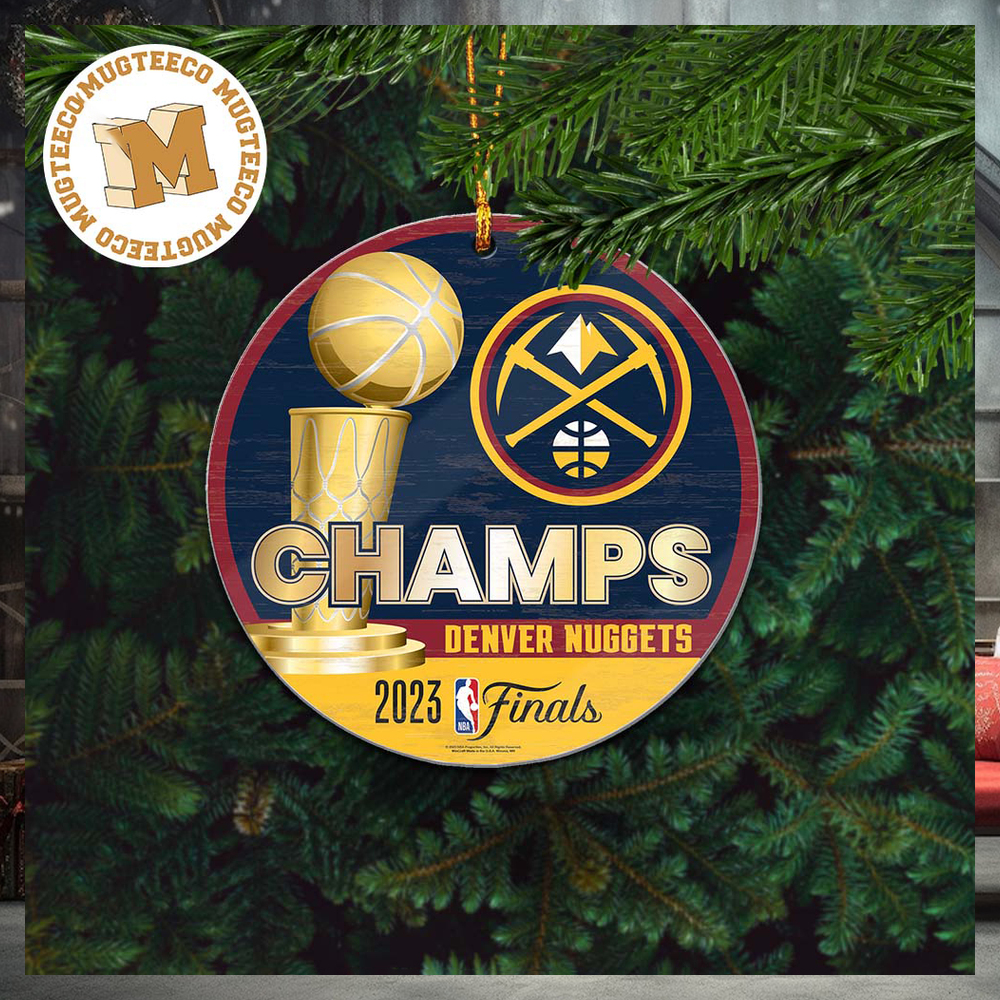 Denver Nuggets 2023 NBA Finals Champions Custom Name Ceramic Christmas Tree Decorations Ornament Denver Nuggets 2023 NBA Finals Champions Custom Name Ceramic Christmas Tree Decorations Ornament