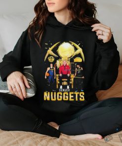 Denver Nuggets Jamal Murray Nikola Jokic And Michael Malone Let’s Go Nuggets Signatures Shirt