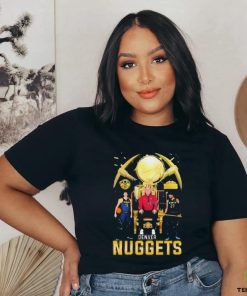 Denver Nuggets Jamal Murray Nikola Jokic And Michael Malone Let’s Go Nuggets Signatures Shirt