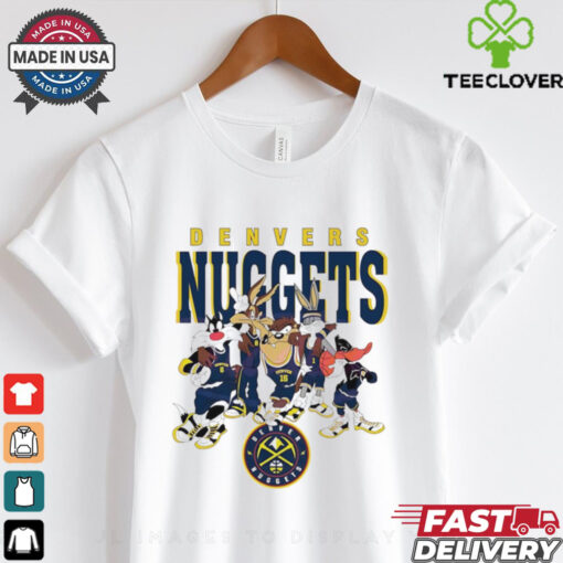 Denver Nuggets Looney Tunes characters NBA basketball shirt