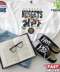 Denver Nuggets Looney Tunes characters NBA basketball shirt