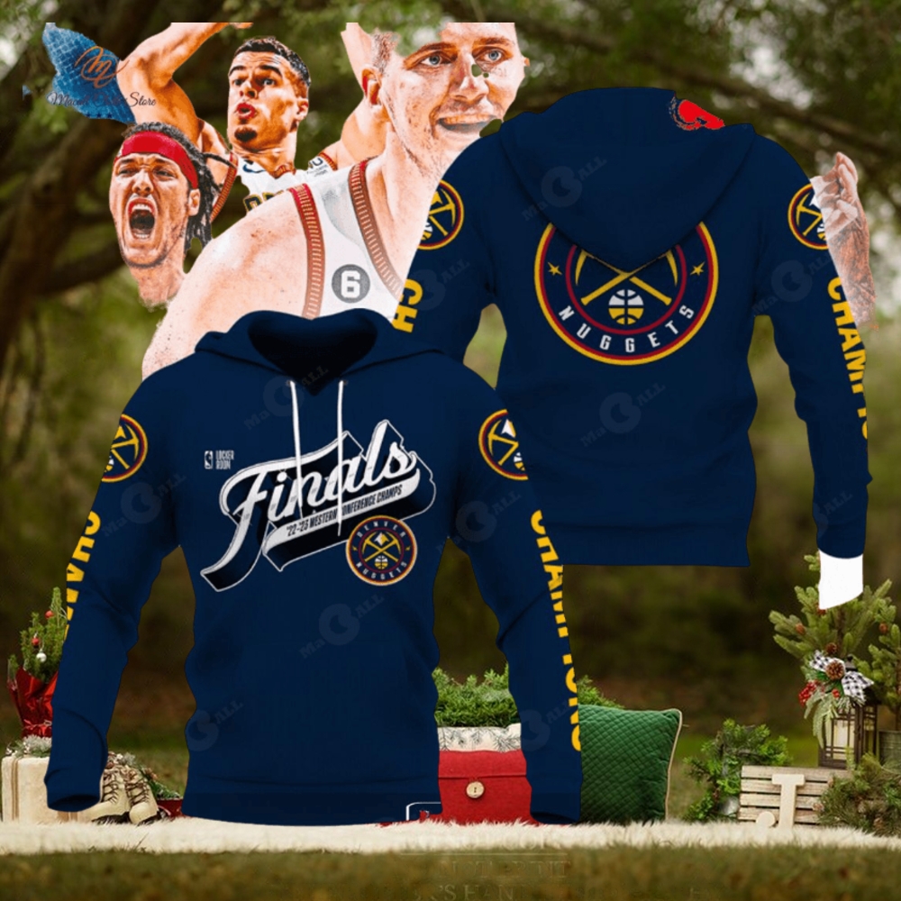 Denver Nuggets NBA Finals 2023 Eastern Conference Champs Dark Blue Hoodie Sweatshirt 3D Denver Nuggets NBA Finals 2023 Eastern Conference Champs Dark Blue Hoodie Sweatshirt 3D