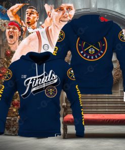 Denver Nuggets NBA Finals 2023 Eastern Conference Champs Dark Blue Hoodie Sweatshirt 3D