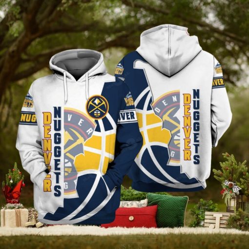 Denver Nuggets NBA Gift For Fan Hoodie Sweathoodie, sweater, longsleeve, shirt v-neck, t-shirt 3D