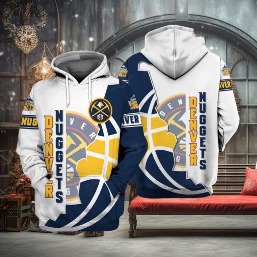 Denver Nuggets NBA Gift For Fan Hoodie Sweathoodie, sweater, longsleeve, shirt v-neck, t-shirt 3D