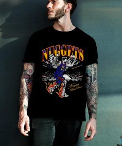 Denver Nuggets Nikola Jokic 15 angel never back down retro shirt