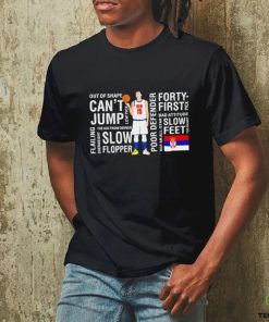 Denver Nuggets Nikola Jokić 15 out of shape can’t jump shirt
