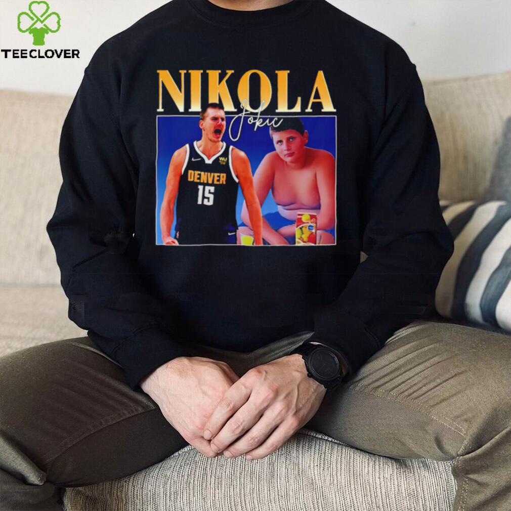 Denver Nuggets Nikola Jokic now and young signature shirt - Limotees