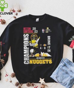 Denver Nuggets Rocky The Mountain Lion Western Conference 2023 Champions Bring It In Shirt