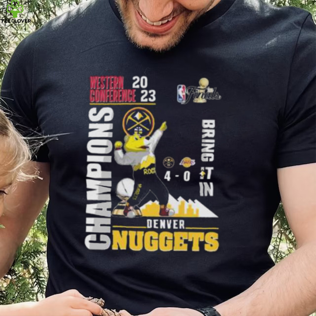 Denver Nuggets Rocky The Mountain Lion Western Conference 2023 Champions Bring It In Shirt Denver Nuggets Rocky The Mountain Lion Western Conference 2023 Champions Bring It In Shirt