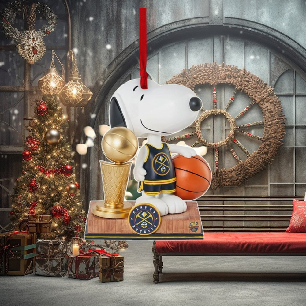 Denver Nuggets Snoopy Peanuts 2023 Nba Champions Trophy Ornament Denver Nuggets Snoopy Peanuts 2023 Nba Champions Trophy Ornament