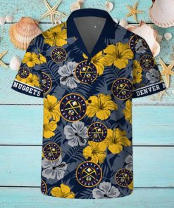 Denver Nuggets Team NBA Hawaii Set Hawaiian Shirt And Beach Short For Fans