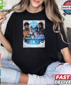 Denver Nuggets vs Philadelphia 76ers 2024 2025 Matchup shirt 2 Denver Nuggets vs Philadelphia 76ers 2024 2025 Matchup shirt