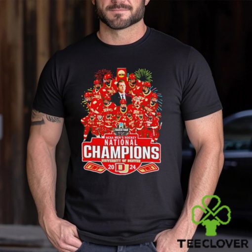 Denver Pioneers 2024 NCAA men’s hockey national champions team players shirt