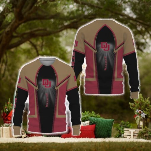 Denver Pioneers Football Merry Christmas 3D Sweater For Fans Gifts Unisex