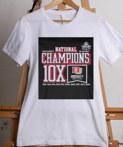 Denver Pioneers Ncaa Men’s ICE Hockey National Champions 10x Shirt