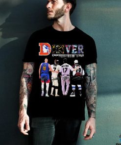 Denver Sports Teams Nikola Jokic Elway Helton And Sakic Signatures Shirt