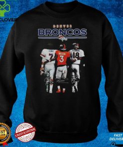 Denver broncos 7 john elway 3 russell wilson 18 peyton manning signatures hoodie, sweater, longsleeve, shirt v-neck, t-shirts