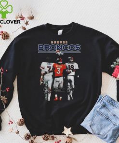 Denver broncos 7 john elway 3 russell wilson 18 peyton manning signatures hoodie, sweater, longsleeve, shirt v-neck, t-shirts