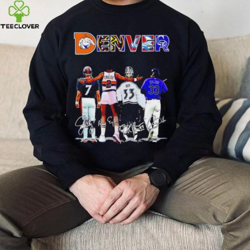 Denver city legend players signatures Vintage hoodie, sweater, longsleeve, shirt v-neck, t-shirt