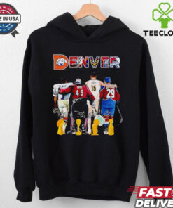 Denver sports Elway Ward Jokic and MacKinnon signatures shirt