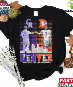 Denver – Rockies x Broncos Thank You For The Memories T Shirt
