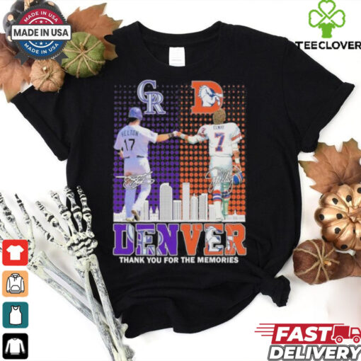 Denver – Rockies x Broncos Thank You For The Memories T Shirt