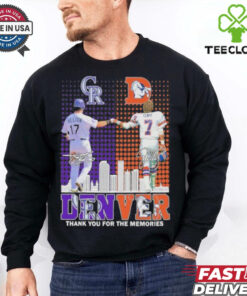 Denver – Rockies x Broncos Thank You For The Memories T Shirt