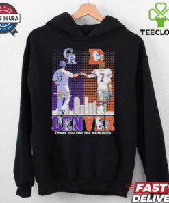Denver – Rockies x Broncos Thank You For The Memories T Shirt