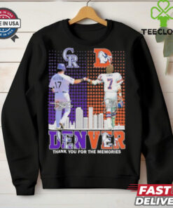 Denver – Rockies x Broncos Thank You For The Memories T Shirt