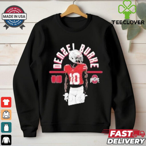 Denzel Burke #10 Ohio State Buckeyes T shirts