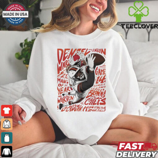 Denzel Ward Cleveland Browns Football man of the year shirt