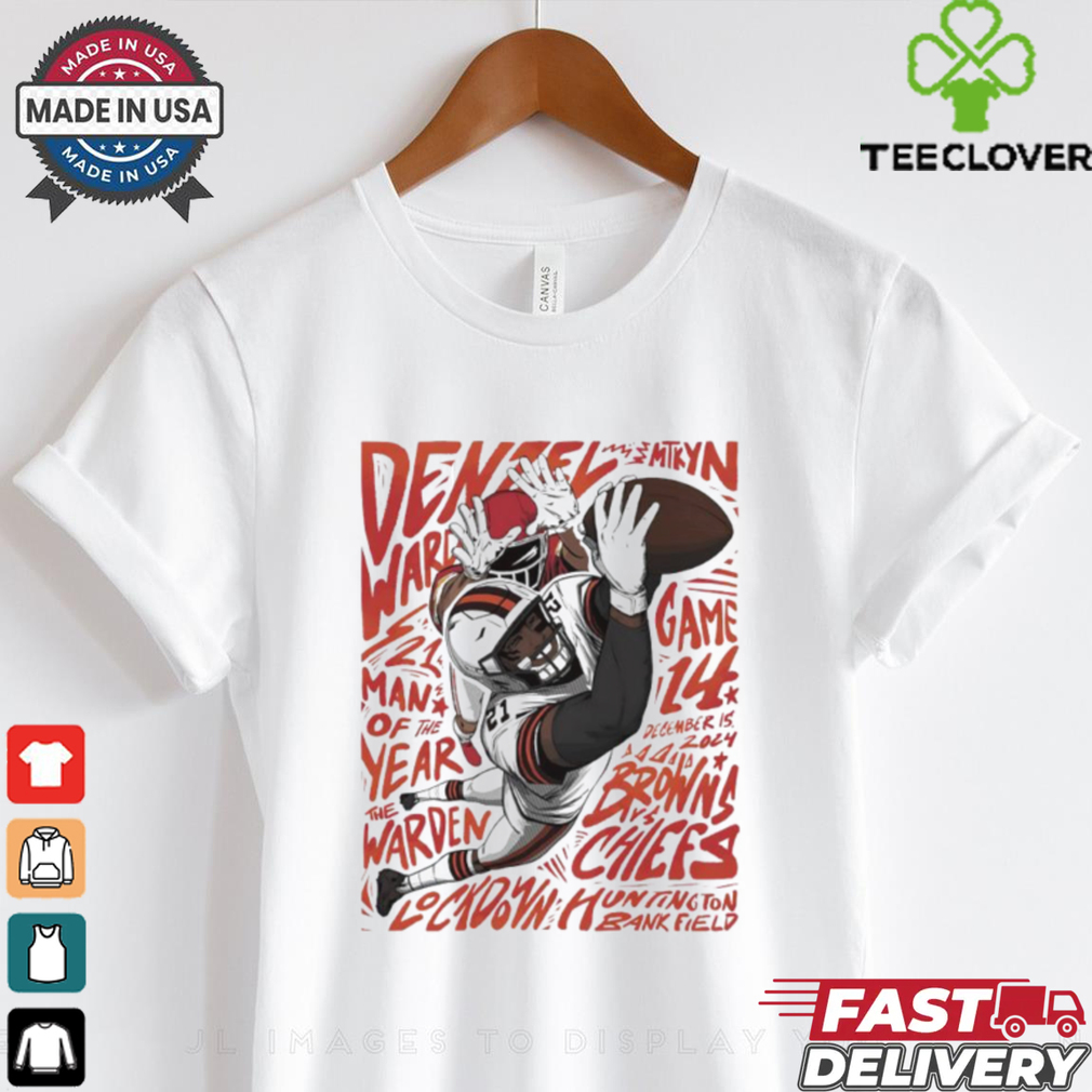 Denzel Ward Cleveland Browns Football man of the year shirt Denzel Ward Cleveland Browns Football man of the year shirt