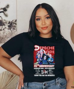 Depeche Mode 45th Anniversary Thank you for the memories T Shirt