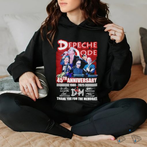 Depeche Mode 45th Anniversary Thank you for the memories T Shirt