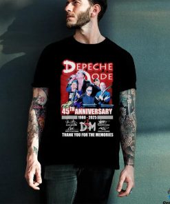 Depeche Mode 45th Anniversary Thank you for the memories T Shirt