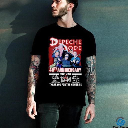 Depeche Mode 45th Anniversary Thank you for the memories T Shirt